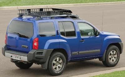 Curt Cargo Basket with Rhino Roof Rack